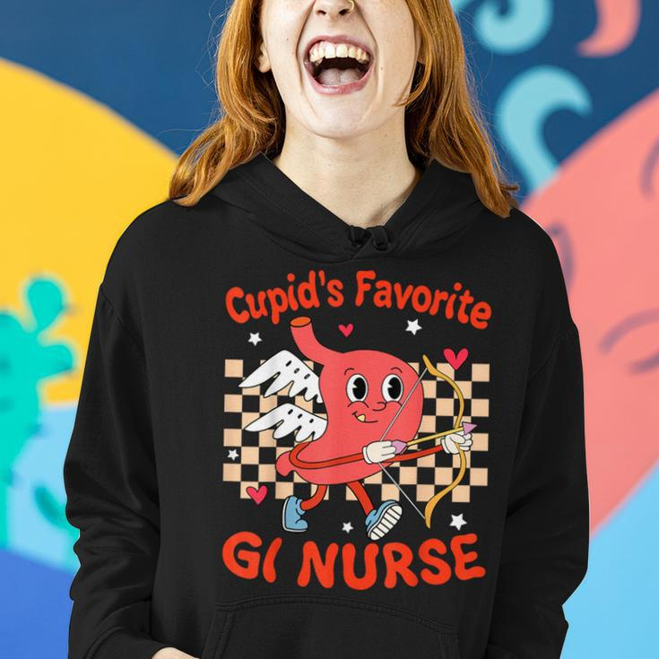 Cupid's Favorite Gi Nurse Stomach Endoscopy Valentines Day Women Hoodie Gifts for Her