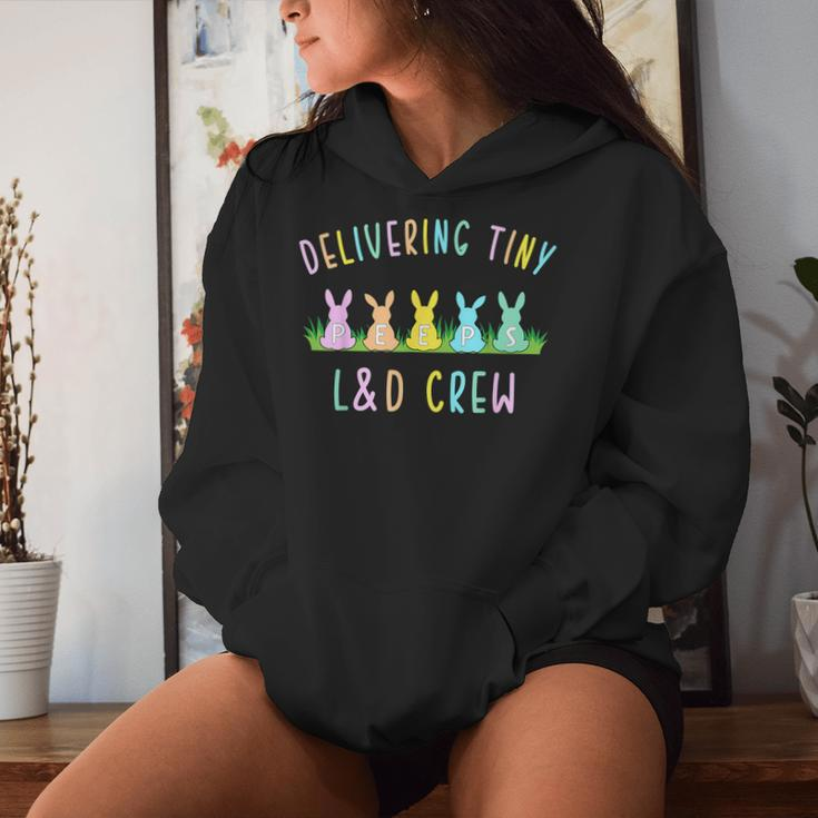 Cute Delivering Rabbits Labor And Delivery L&D Nurse Easter Women Hoodie Gifts for Her