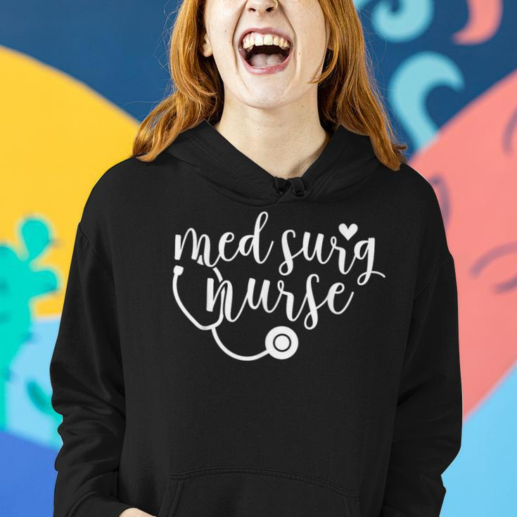Cute Med Surg Nurse Medical Surgical Nurse Rn Women Hoodie Gifts for Her