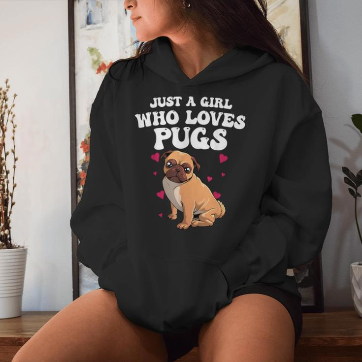 Cute Pug For Girls Dog Owner Puppy Pug Lover Women Hoodie Gifts for Her
