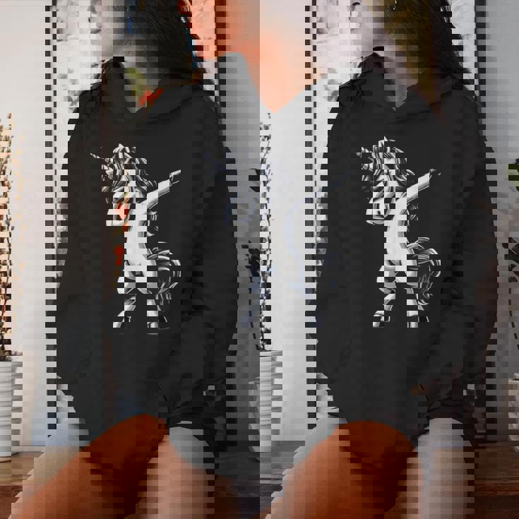Dabbing Party Licorne Dab Licorne Pour S Et Filles Sweat a capuche femme Cadeauxyz