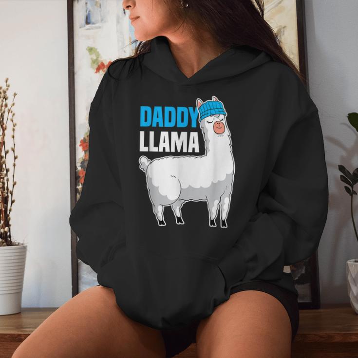 Daddy Llama Bester Papa Aller Zeiten Dada Father's Day Kapuzenpullover für Damen Geschenke für Sie