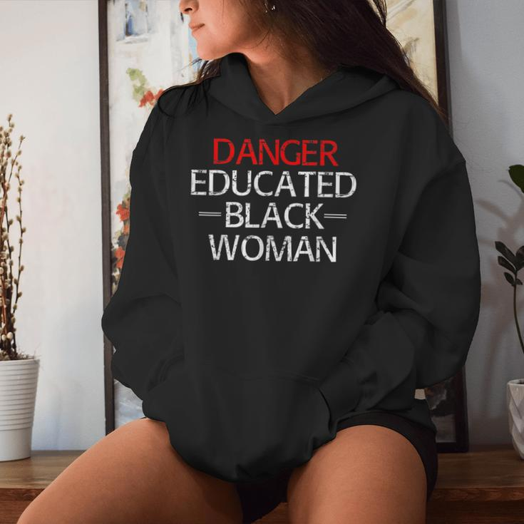 Danger Educated Black WomanWomen Hoodie Gifts for Her