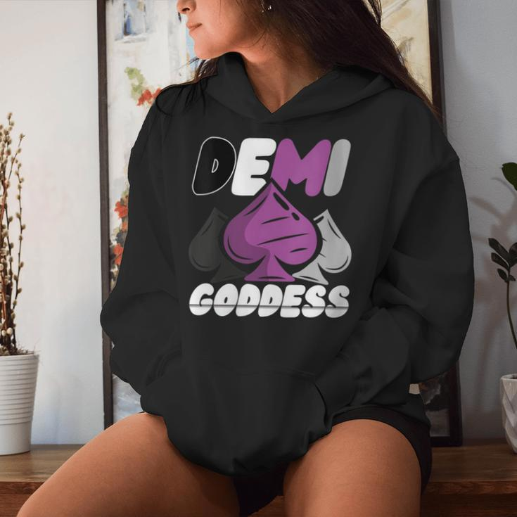 Demi Goddess Proud Demisexual Woman Demisexuality Pride Women Hoodie Gifts for Her