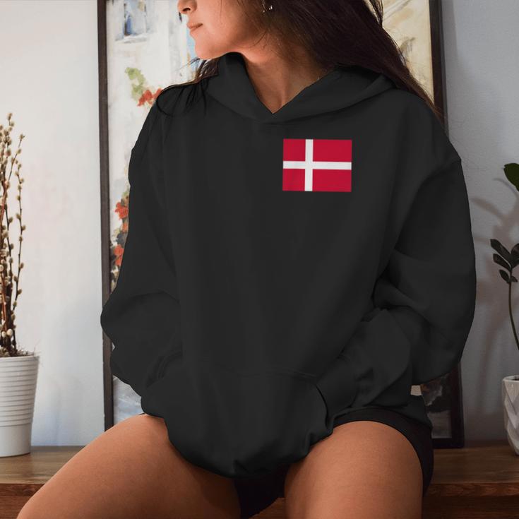 Denmark Flag Danmark Danish Flags Women's Kapuzenpullover für Damen Geschenke für Sie