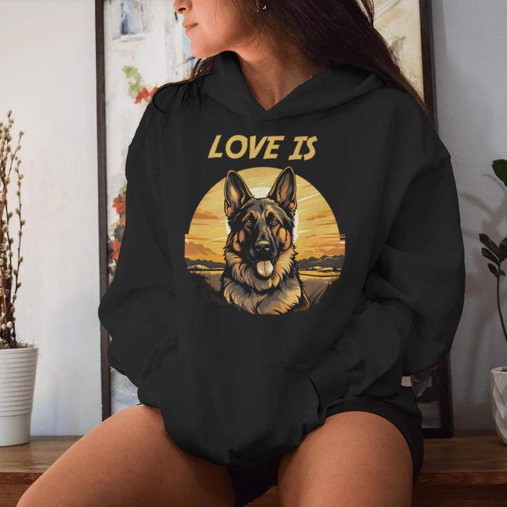 Deutscher Schäferhund Schönes Haustier Mama Papa My The Best Friend Kapuzenpullover für Damen Geschenke für Sie