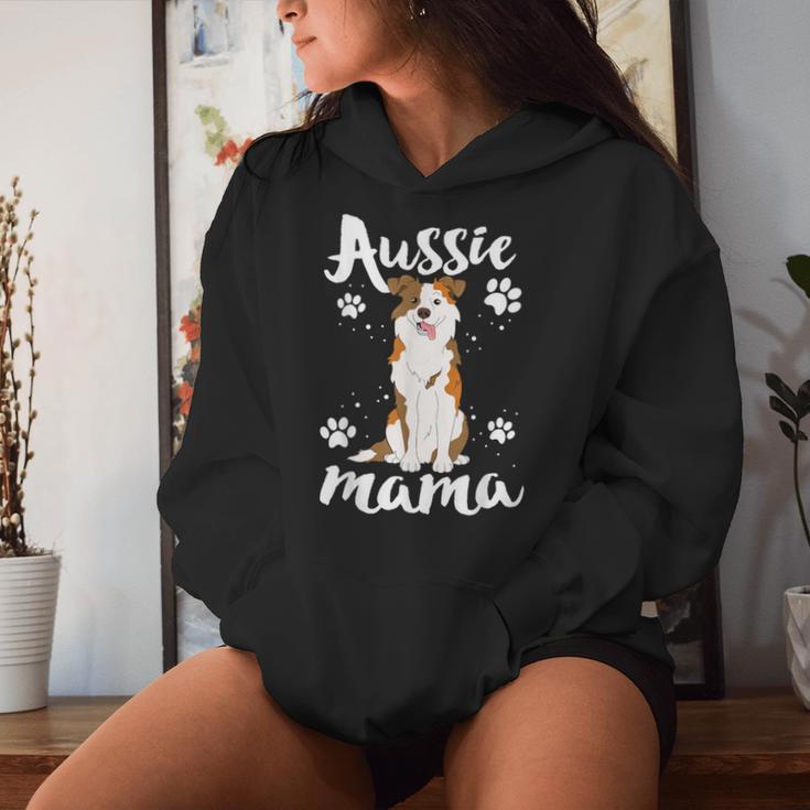 Dog Mama For Australian Shepherd Aussie Mom Kapuzenpullover für Damen Geschenke für Sie