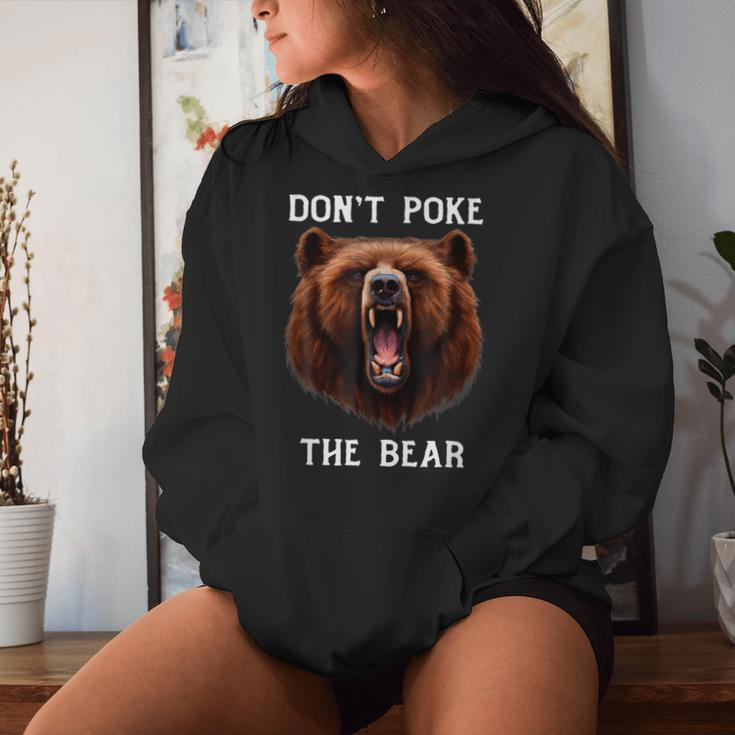 DonPoke Papa Bear Or Mama Bear Grouchy Bear Women Hoodie Gifts for Her