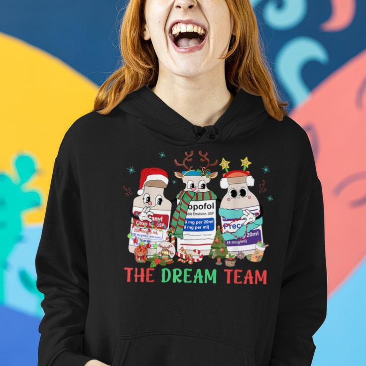 The Dream Team Intensive Care Unit Icu Rn Nurse Christmas Women Hoodie Gifts for Her