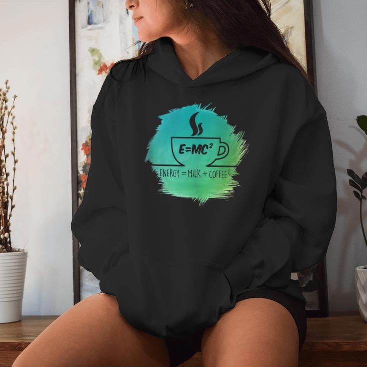 E Mc Squared Coffee Science Physics Math Lover Women Hoodie Gifts for Her