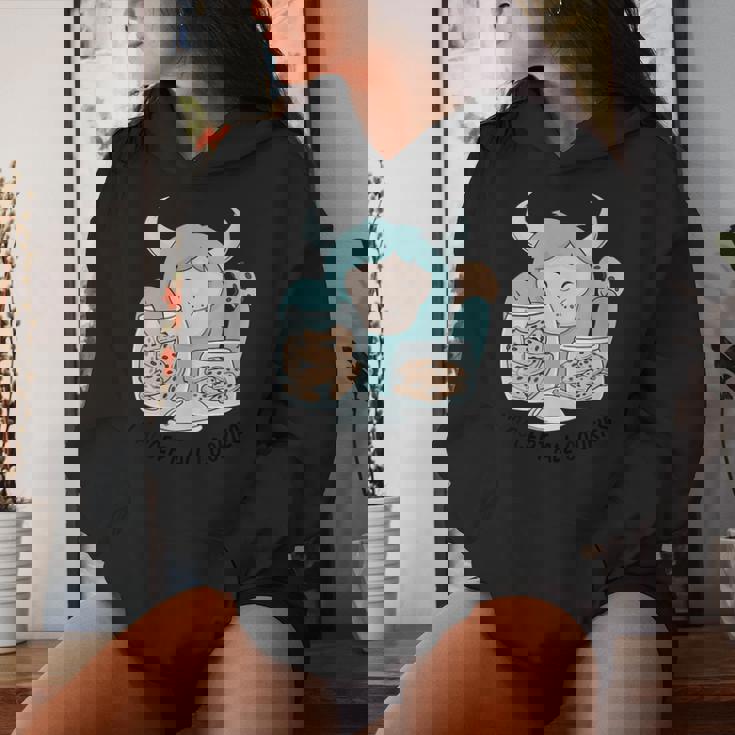 El Monstruo De Las Galletas Es Muy Bonito Cuello Sudadera con