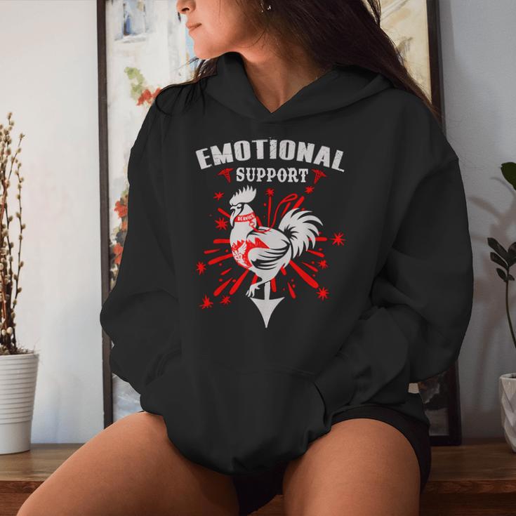 Emotional Support Chicken Emotional Support Cock Women Hoodie Gifts for Her