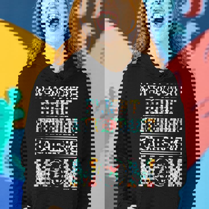 My Favorite Flight Attendant Calls Me Mom Proud-Mother's Day Women Hoodie Gifts for Her