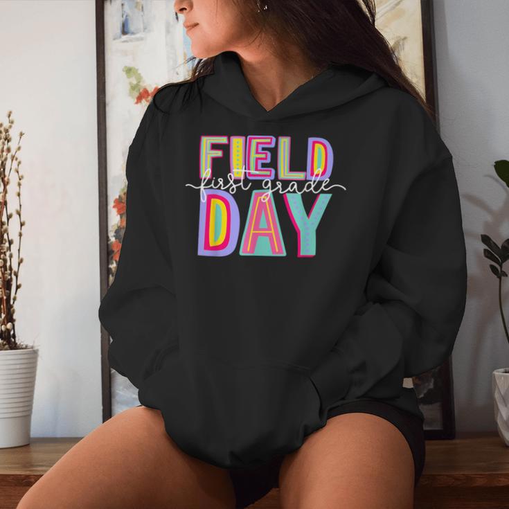 Field Day Fun Day First Grade Field Trip Student Teacher Women Hoodie Gifts for Her