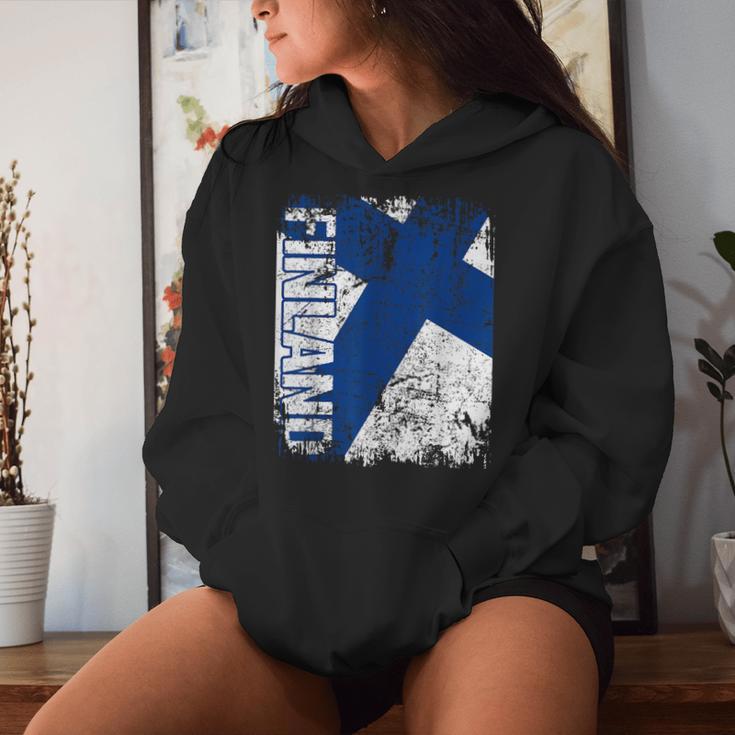 Finland Flag Women's Children's Finland Kapuzenpullover für Damen Geschenke für Sie