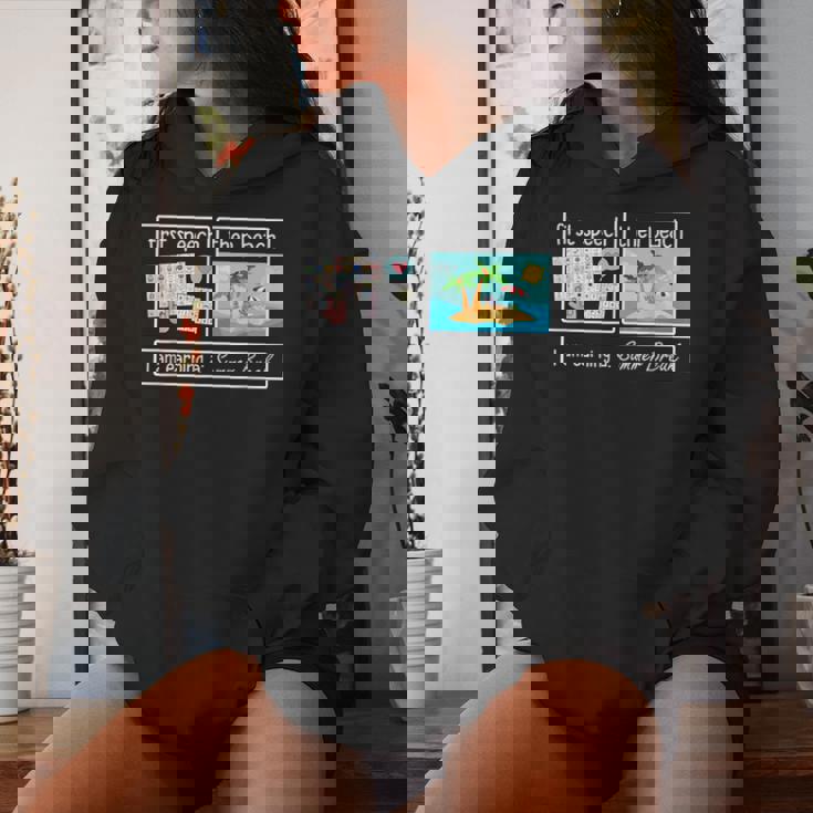First Speech Then Beach I Am Earning A Summer Break Teacher Women Hoodie Gifts for Her