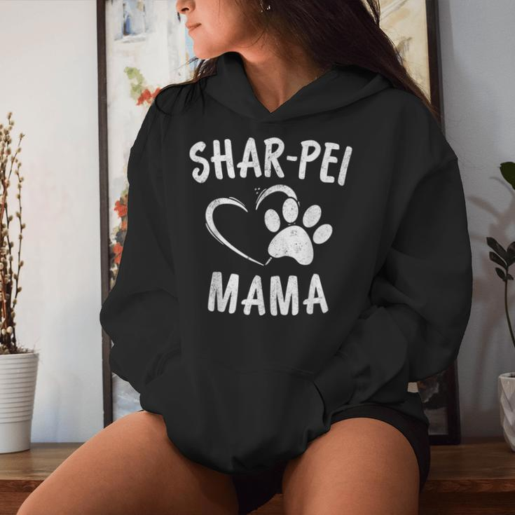 Fun Shar Pei Mama Pet Lover Apparel Dog Shar-Peis Mom Women Hoodie Gifts for Her