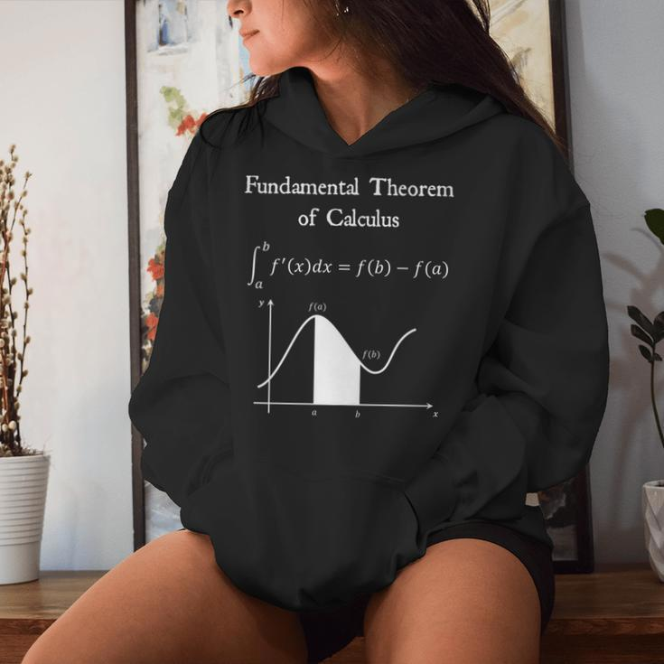 Fundamental Theorem Of Calculus Math Teacher Nerdy Women Hoodie Gifts for Her