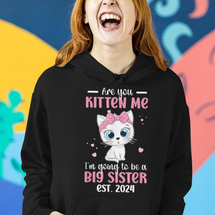 Big Sister To Be 2024 Promoted To Big Sister 2024 Women Hoodie Gifts for Her