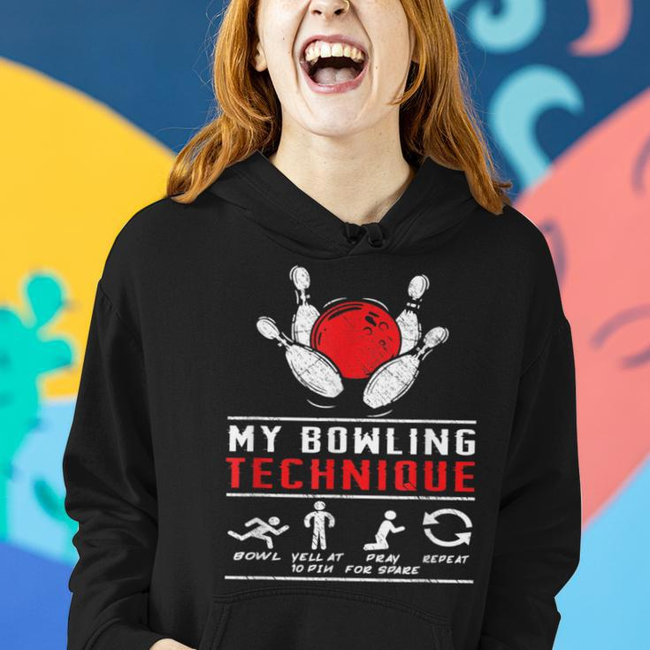 Bowler To Match Bowling Ball & Shoes Bowling Women Hoodie Gifts for Her