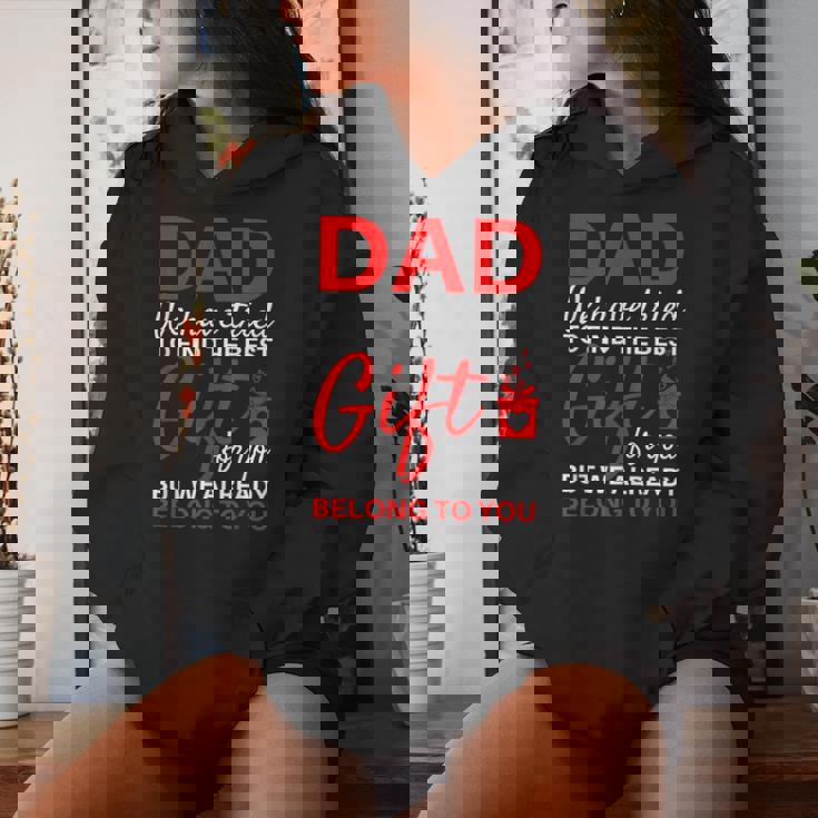 Fathers Day From Daughter Son Wife For Dad Women Hoodie Gifts for Her