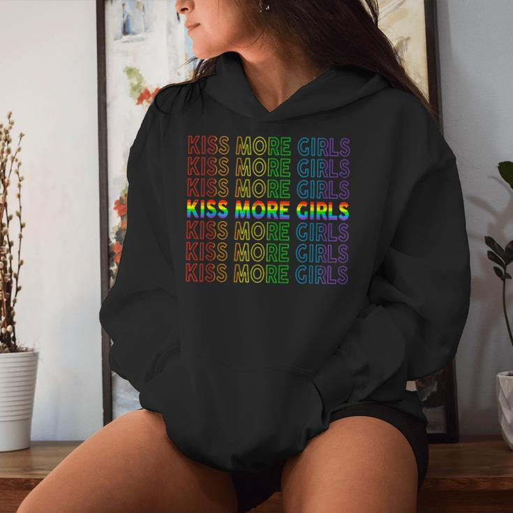 Gay Lesbian Pride Lgbt Kiss More Girls Feminist Pride Women Hoodie Gifts for Her