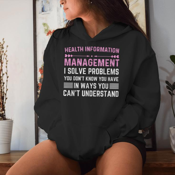 Health Information Management Woman Or Man Women Hoodie Gifts for Her
