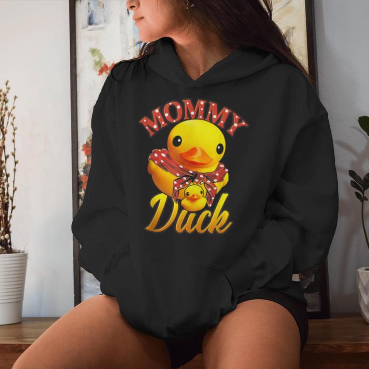 Mommy Duck Mama Mother Rubber Duck Mom Women Hoodie Gifts for Her