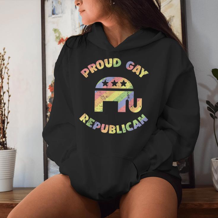 Gay Republican Lgbtq Rainbow Women Hoodie Gifts for Her