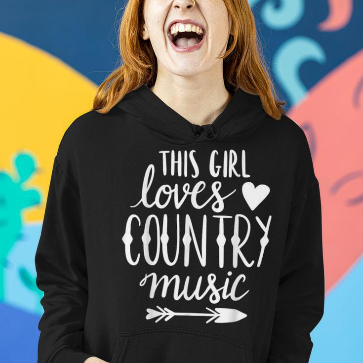 This Girl Loves Country Music Country Music Lover Women Hoodie Gifts for Her