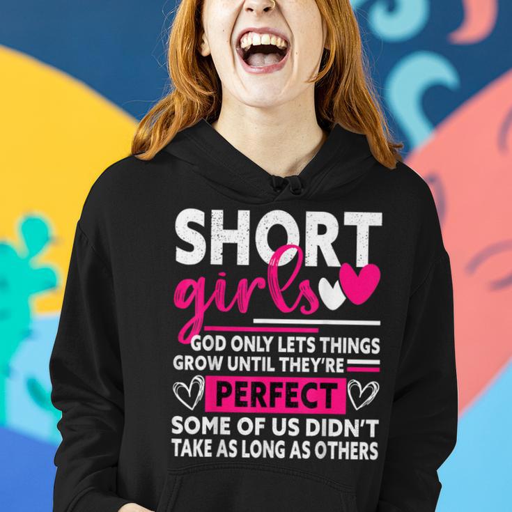 Short Girls God Only Lets Things Grow Short Cute Women Hoodie Gifts for Her