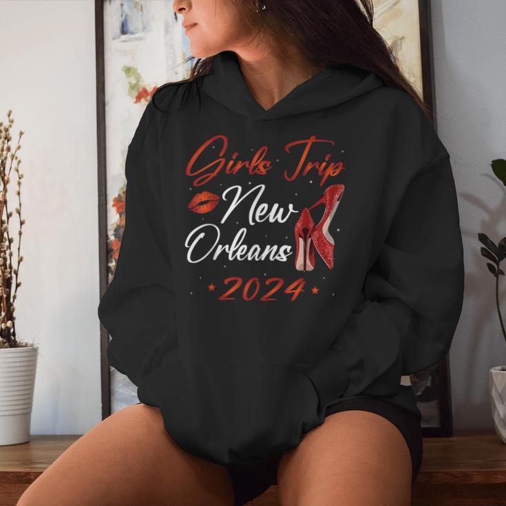 Girls Trip New Orleans 2024 Weekend Birthday Squad Women Hoodie Gifts for Her