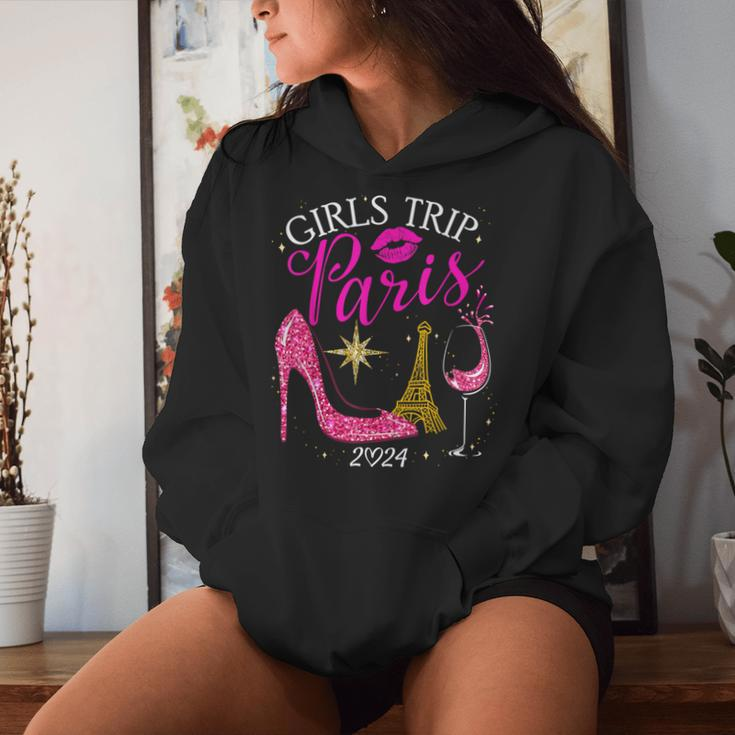 Girls Trip Paris 2024 Vacation Birthday Squad Women Hoodie Gifts for Her
