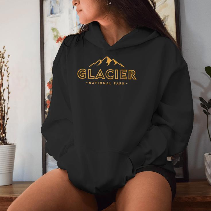 Glacier National Park Montana Hiking Souvenir Women Hoodie Gifts for Her