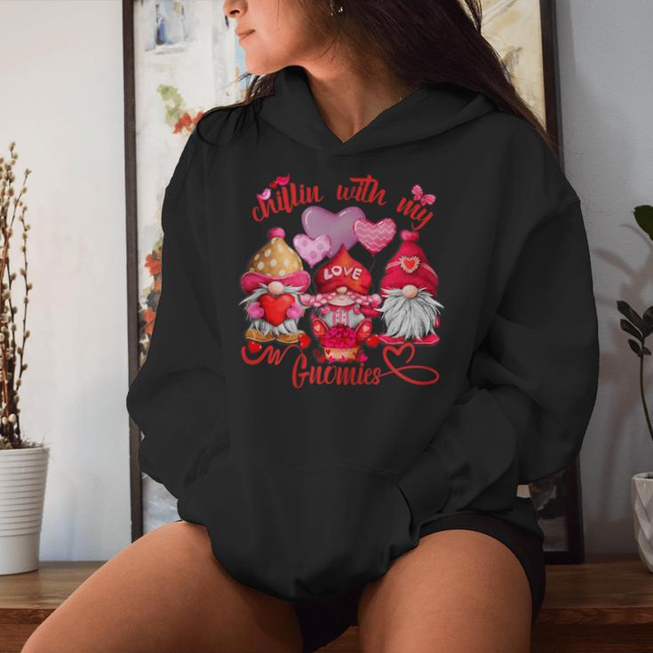 Gnomes Valentines DayGirl Cute Heart Graphic Women Hoodie Gifts for Her