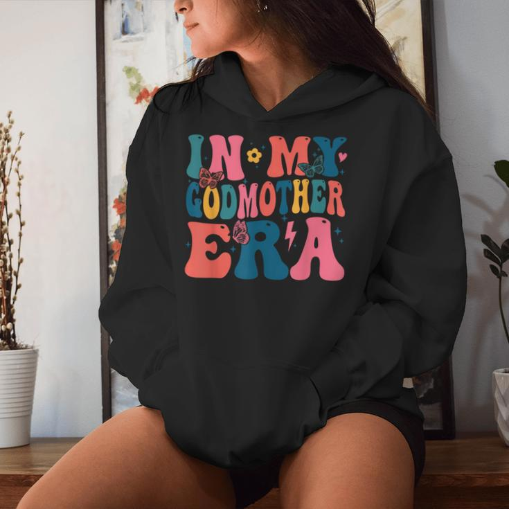 In My Godmother Era Groovy Retro Mommy Mama Mother's Day Women Hoodie Gifts for Her