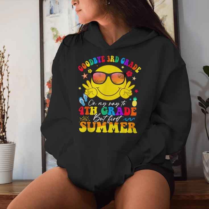 Goodbye 3Rd Grade On My Way To 4Th Grade But First Summer Women Hoodie Gifts for Her