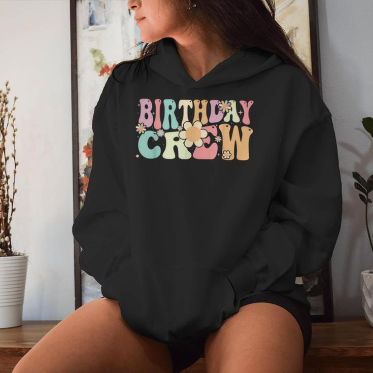 Groovy Birthday Crew Retro Party Vintage Girls Women Hoodie Gifts for Her