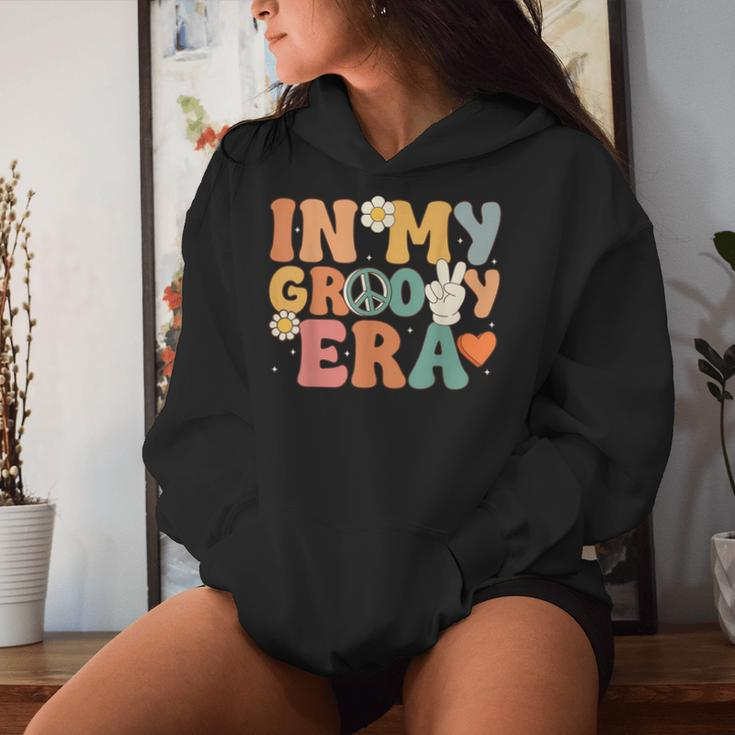 In My Groovy Era Hippie 60S 70S 80S Costume Theme Party Women Hoodie Gifts for Her