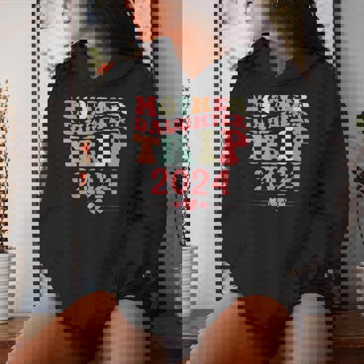 Groovy Mother Daughter Trip 2024 Cruise Vacation Matching Women Hoodie Gifts for Her