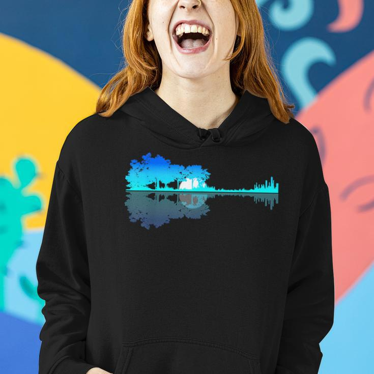 Guitar Lake Shadow Love Guitar Musician Outfit For Women Women Hoodie Gifts for Her