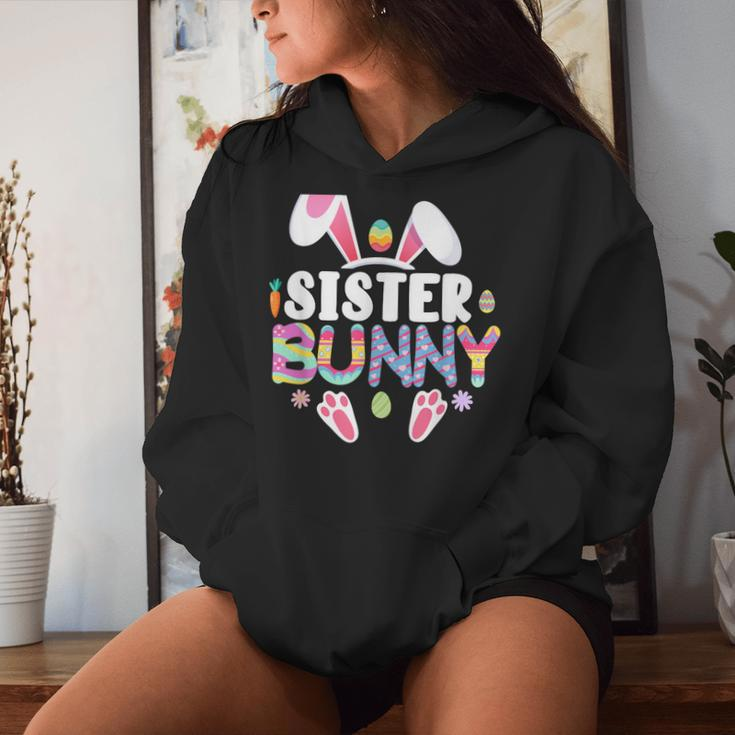 Happy Easter Day 2024Ears Family Matching Sister Bunny Women Hoodie Gifts for Her