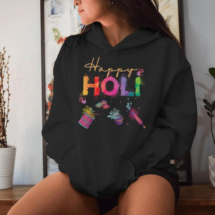 Happy Holi Hindu Spring Holi Festival Of Colors Men Women Hoodie Gifts for Her