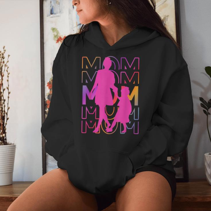 Happy Mother's Day Rainbow Mama Für Frauen Mama Oma Geschenke Kapuzenpullover für Damen Geschenke für Sie