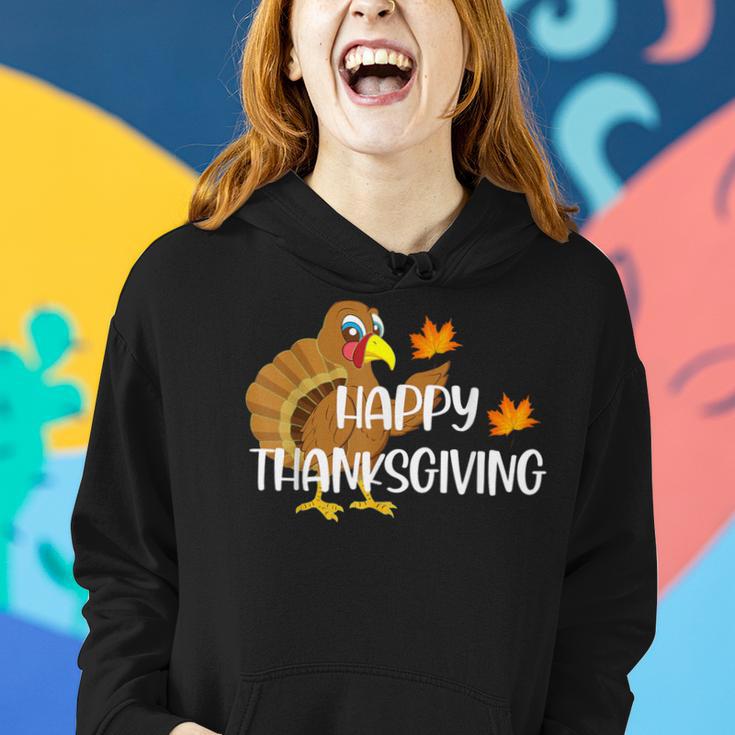 Happy Thanksgiving Day Turkey Thankful Boys Girls Women Hoodie Gifts for Her