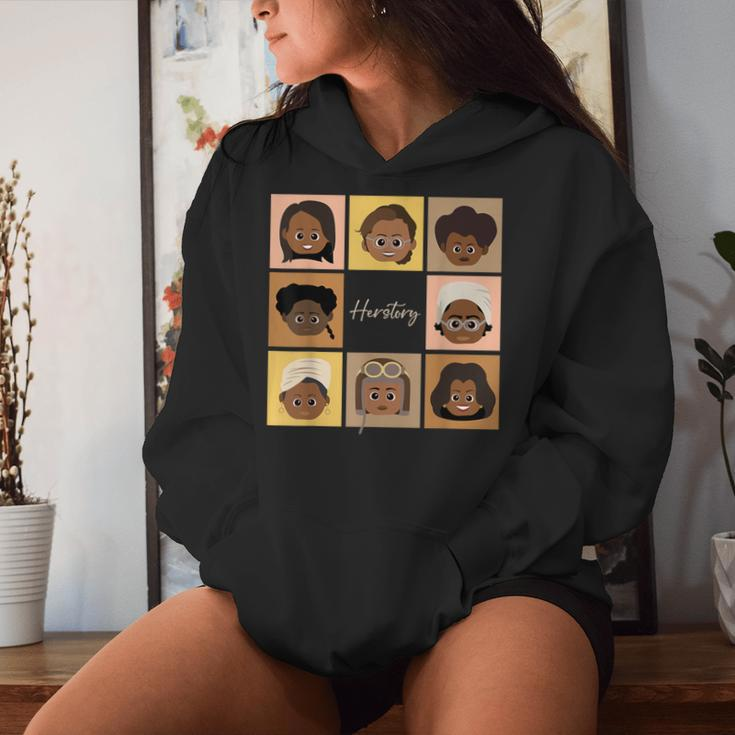 Herstory Makers African Roots Black History Month Women Hoodie Gifts for Her