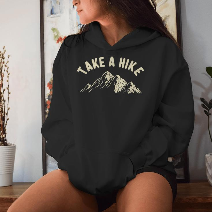 Take A Hike Outdoor Hiking Nature Hiker Vintage Women Women Hoodie Gifts for Her
