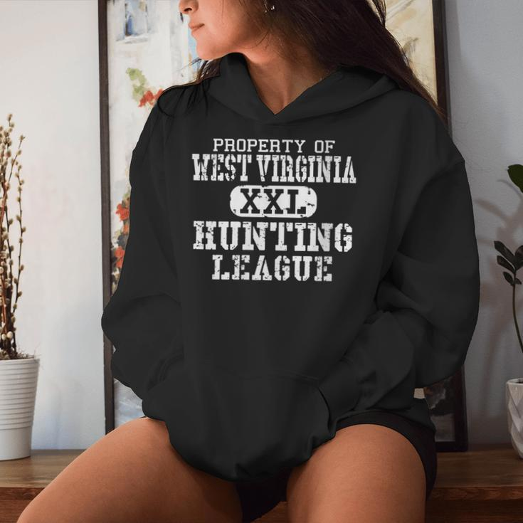 Hunter League Property Of West Virginia Hunting Club Women Hoodie Gifts for Her