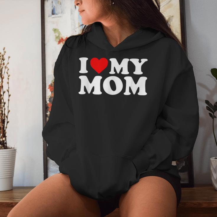 Ich Liebe Meine Mutter Kapuzenpullover für Damen Geschenke für Sie