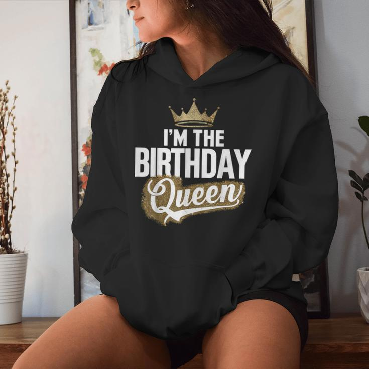 I'm The Birthday Queen Couples Matching Birthday Party Women Hoodie Gifts for Her
